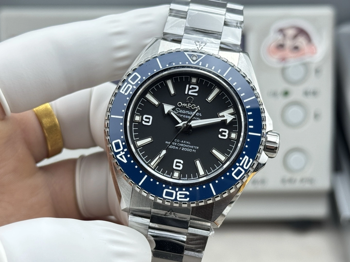 CBD Factory OMEGA Seamaster Planet Ocean 600M 42mm Blue Bezel Black Dial (217.30.42.21.01.002) 1:1 Super Clone – DD8912 Movement HighPerformance 295